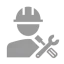 On-site installation service icon